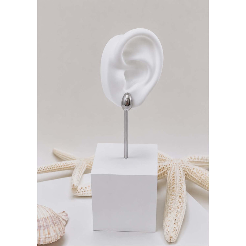 Boucles d’oreilles Calie argenté