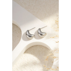 Boucles d’oreilles Calie argenté
