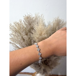 Bracelet Riviera argenté