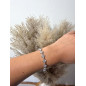 Bracelet Riviera argenté