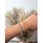 Bracelet Riviera argenté