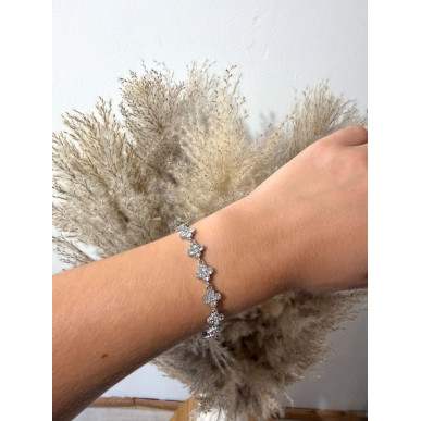 Bracelet Riviera argenté