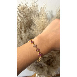 Bracelet Riviera rose