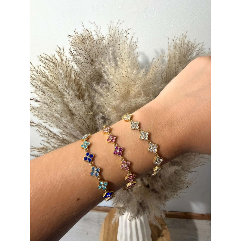 Bracelet Riviera bleu Bracelet Riviera bleu