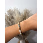 Bracelet Luna bleu canard