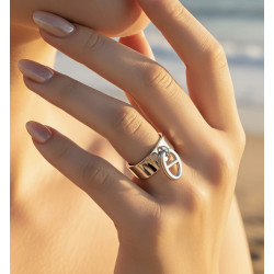 Bague Mélina argenté