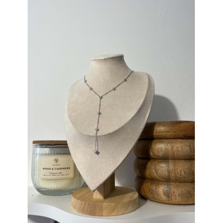 Collier Louisa argenté