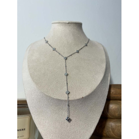 Collier Louisa argenté