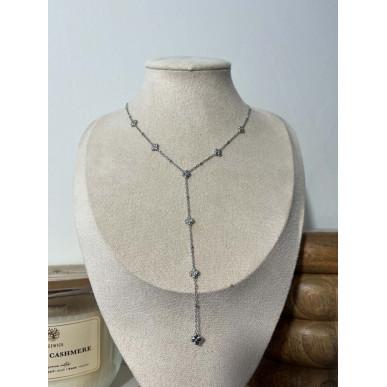 Collier Louisa argenté
