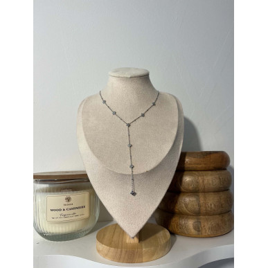Collier Louisa argenté