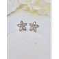 Boucles d'oreilles Léa argenté