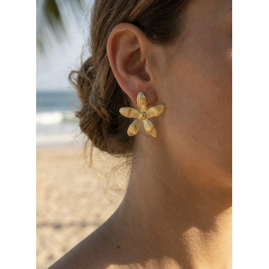 Boucles d’oreilles Léonie doré