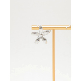 Boucles d’oreilles Léonie argenté