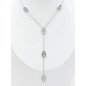 Collier Ambre argenté