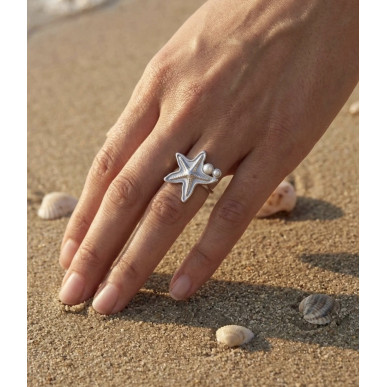 Bague Élya argenté