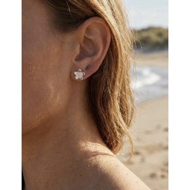 Boucle d’oreille Nalia argenté