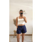 Short Garance bleu marine