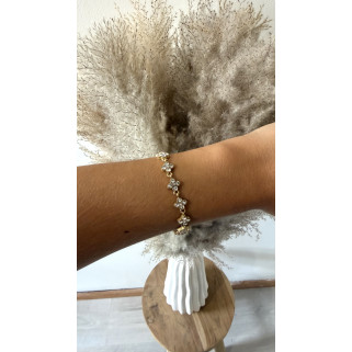 Bracelet Riviera doré