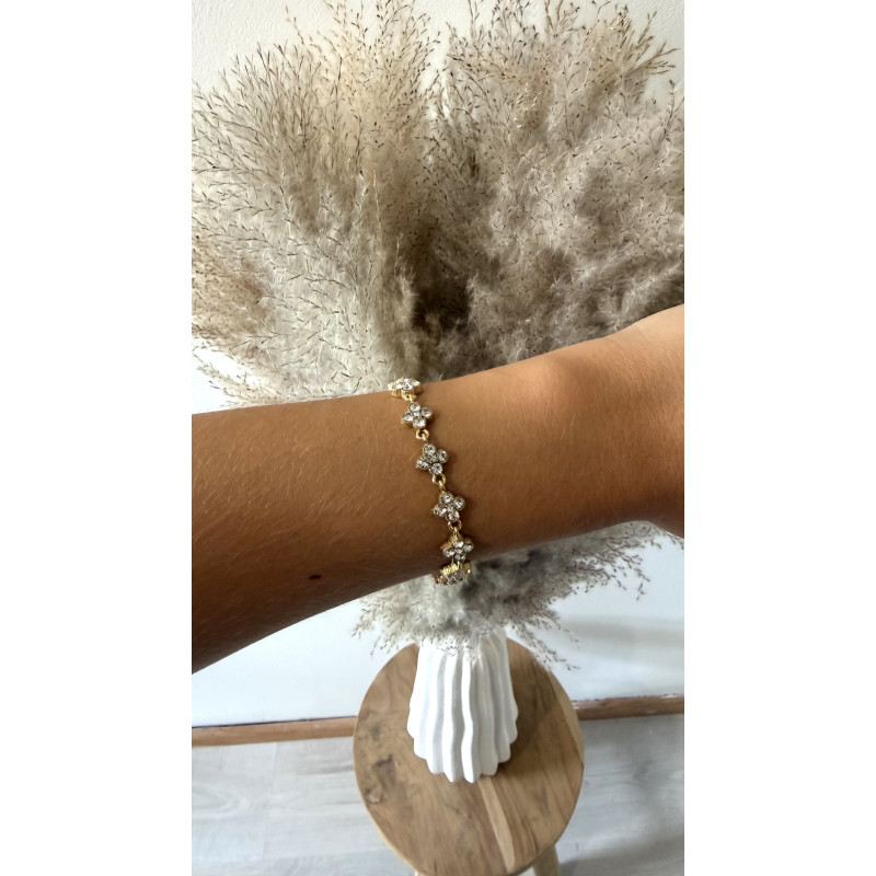 Bracelet Riviera doré