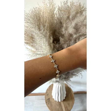 Bracelet Riviera doré