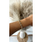 Bracelet Riviera doré