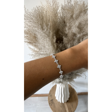 Bracelet Riviera argenté