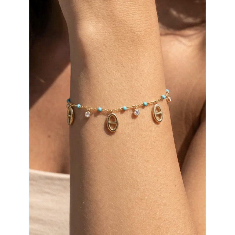 Bracelet Florine bleu