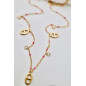 Collier Florine rose