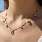 Collier Florine rose