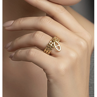 Bague Charlotte doré