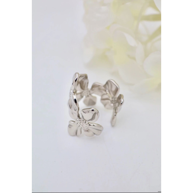 Bague Floriane argenté