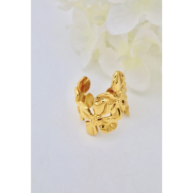 Bague Floriane doré