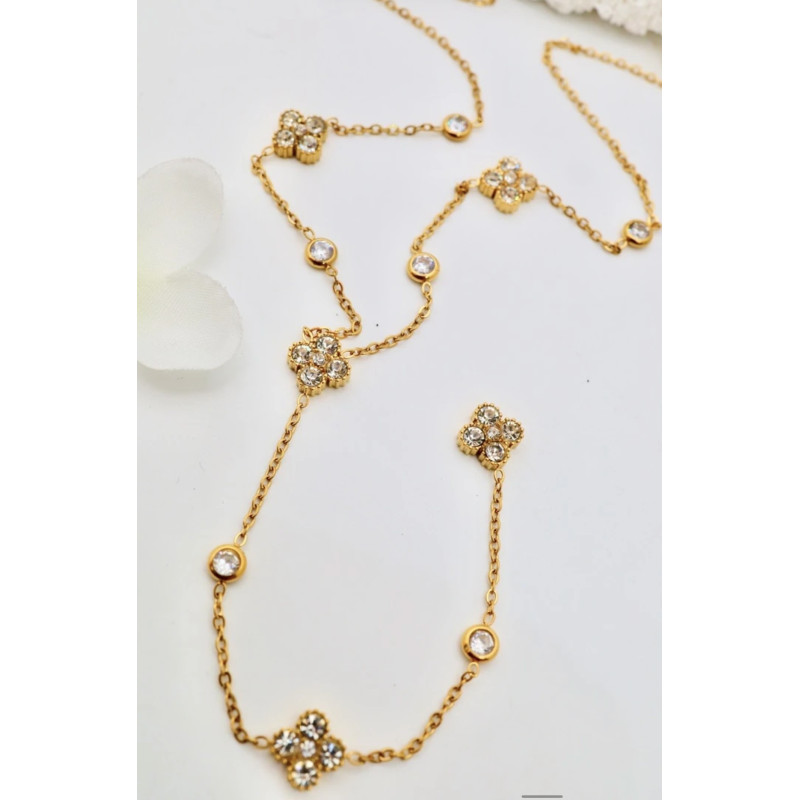 Collier Riviera doré