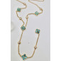 Collier Riviera bleu
