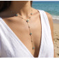 Collier Riviera bleu
