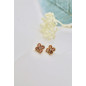 Boucle d’oreille Riviera corail