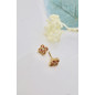 Boucle d’oreille Riviera corail