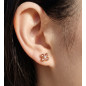 Boucle d’oreille Riviera corail