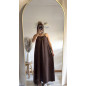 Robe Clara marron