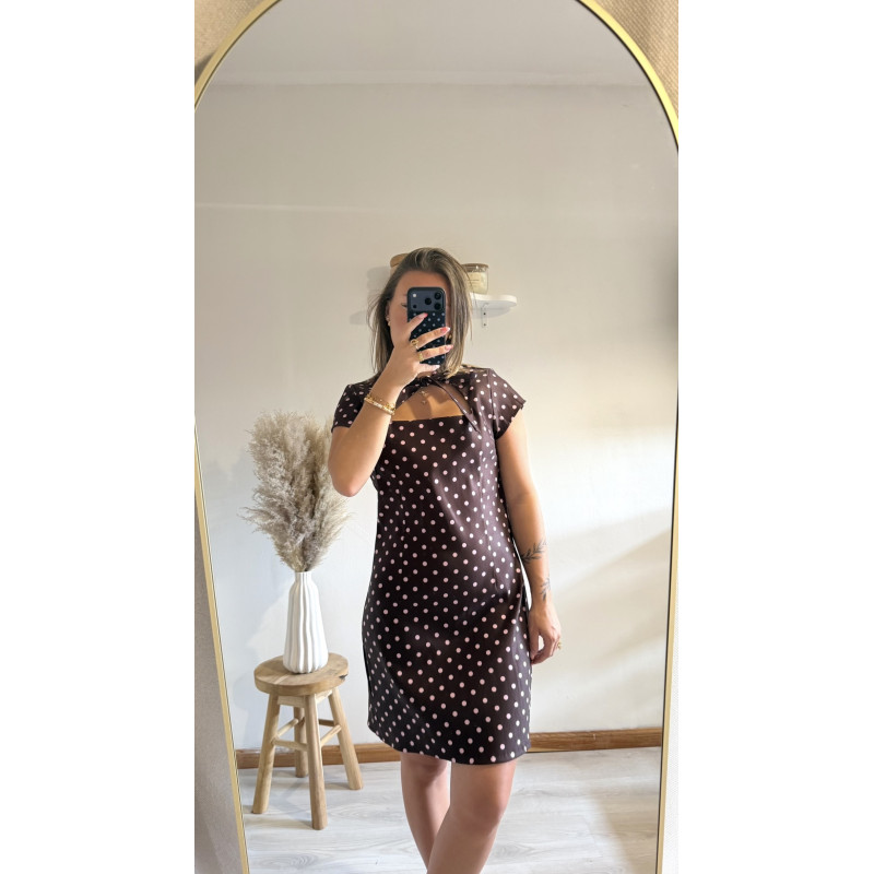 Robe Emma marron