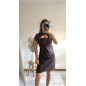 Robe Emma marron