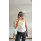 Top Camille blanc