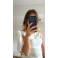 Top Camille blanc