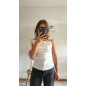 Top Camille blanc