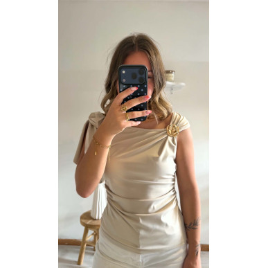 Top Camille beige