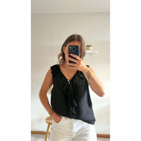 Top Léa noir