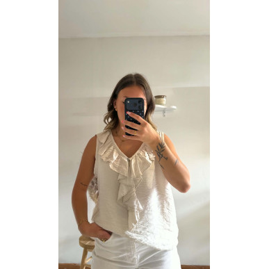 Top Léa beige