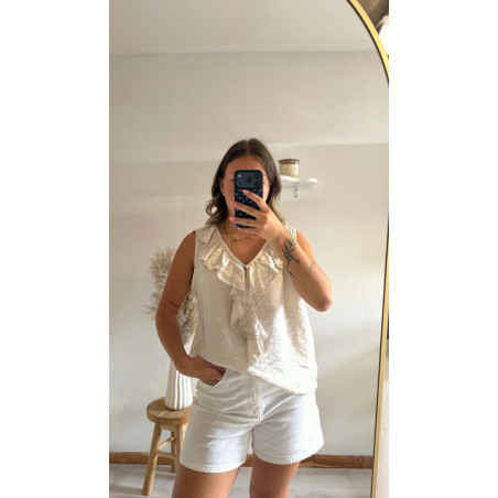Top Léa beige