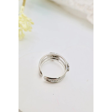 Bague Victoire argenté