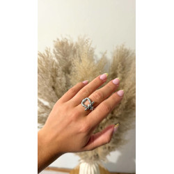 Bague Céleste argenté